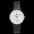 JAG MEN’S PAUL ROSE GOLD BLACK LEATHER WATCH