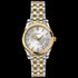 SEKONDA LADIES TWO-TONE GOLD SILVER DIAL DATE WATCH