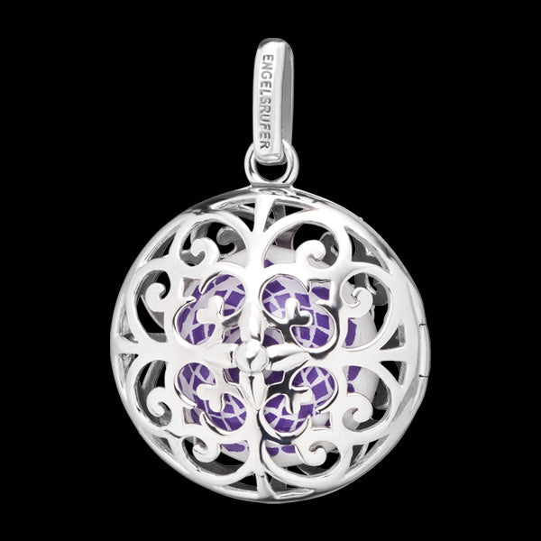 ENGELSRUFER SILVER CHAKRA CROWN SOUNDBALL PENDANT