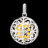 ENGELSRUFER SILVER CHAKRA SOLAR PLEXUS SOUNDBALL PENDANT