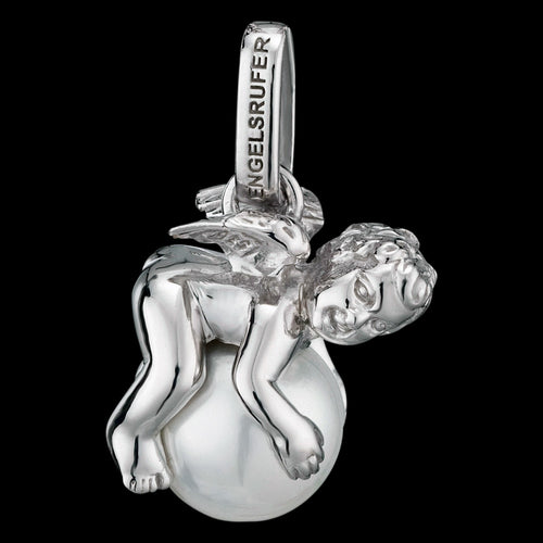 Engelsrufer Silver Angel On Pearl Pendant | Australia