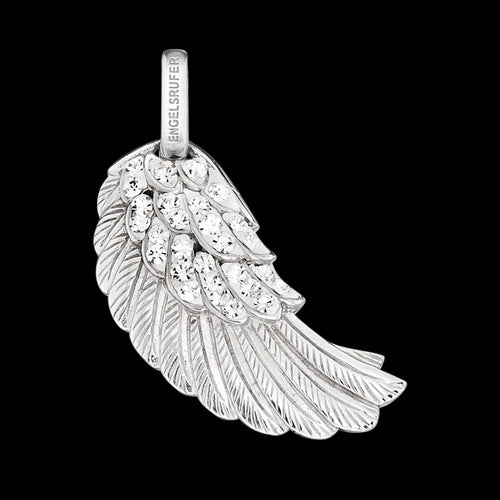 CRYSTAL ANGEL WING SILVER PENDANT | ENGELSRUFER AUSTRALIA