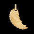 ENGELSRUFER GOLD MEDIUM WING PENDANT