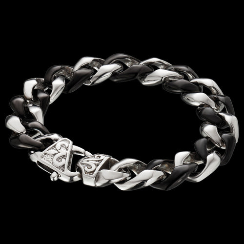 SAVE BRAVE MEN’S DELTA STAINLESS STEEL BRACELET