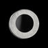 SAVE BRAVE MEN’S MIKE BLACK CIRCLE STUD EARRING - FRONT VIEW