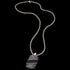 SAVE BRAVE MEN’S UNCLE BLACK IP DOG TAG NECKLACE - FULL VIEW