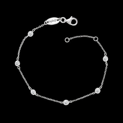 ENGELSRUFER SILVER CZ MOONLIGHT BRACELET