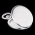 ENGELSRUFER SILVER TIMELESS CIRCLE LOCKET PENDANT - OPEN VIEW