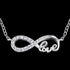 ENGELSRUFER SILVER INFINITY LOVE CZ NECKLACE