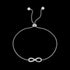 ENGELSRUFER SILVER INFINITY CZ BRACELET