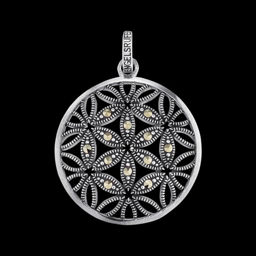 MARCASITE FLOWER OF LIFE PENDANT | ENGELSRUFER AUSTRALIA