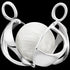 ENGELSRUFER SILVER PARADISE SOUNDBALL PENDANT - OPEN VIEW