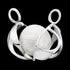 ENGELSRUFER TRICOLOUR PARADISE SMALL SOUNDBALL PENDANT - OPEN VIEW