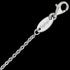 ENGELSRUFER SILVER 1.9MM BRILLO CUT CHAIN NECKLACE