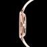 SEKONDA LADIES ROSE GOLD GEM BRACELET WATCH - SIDE VIEW