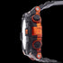 SEKONDA MEN'S BLACK & ORANGE DIGITAL MULTIFUNCTION WATCH - SIDE VIEW