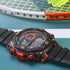 SEKONDA MEN'S BLACK & ORANGE DIGITAL MULTIFUNCTION WATCH - BEAUTY VIEW