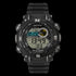 SEKONDA MEN'S BLACK & SILVER DIGITAL MULTIFUNCTION WATCH