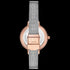TED BAKER KATE TWO-TONE MESH FLORAL DIAL WATCH - BACK VIEW