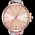 TED BAKER RUTH ROSE GOLD FLORAL LEATHER WATCH  - DIAL CLOSE-UP