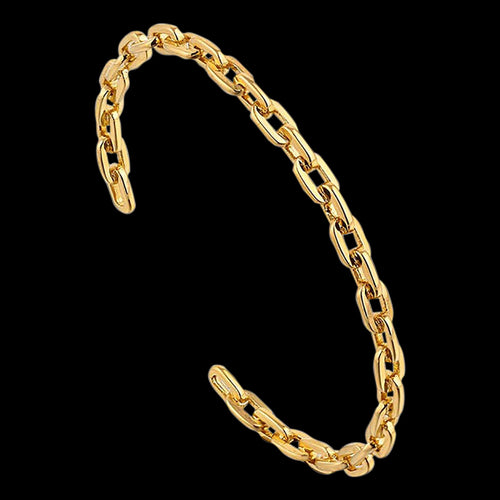 ANIA HAIE LINKS GOLD CHAIN CUFF BRACELET