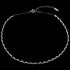 ANIA HAIE LINKS CHAIN SILVER SOLID CHOKER 37-42CM NECKLACE