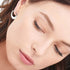 ANIA HAIE ALL EARS SILVER OVAL TWIST EARRINGS - MODEL VIEW