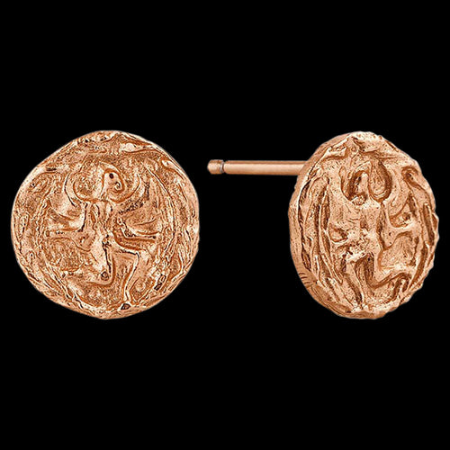 ANIA HAIE COINS ROSE GOLD BOREAS STUD EARRINGS