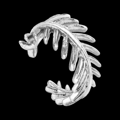 ANIA HAIE TROPIC THUNDER SILVER PALM EAR CUFF