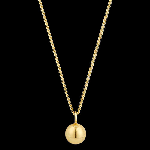 ANIA HAIE OUT OF THIS WORLD GOLD ORBIT BALL 40-45CM NECKLACE