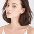ANIA HAIE TOUCH OF SPARKLE GOLD SHIMMER TRIPLE STUD 40-45CM NECKLACE - MODEL VIEW