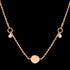 ANIA HAIE GEOMETRY CLASS ROSE GOLD DROP DISCS 40-45CM NECKLACE - CLOSE-UP