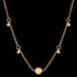 ANIA HAIE GEOMETRY CLASS ROSE GOLD DROP DISCS 40-45CM NECKLACE