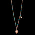 ANIA HAIE CONNECT THE DOTS ROSE GOLD DOTTED PENDANT 45-50CM NECKLACE