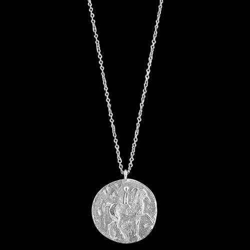 ANIA HAIE COINS SILVER ROMAN RIDER 61-66CM NECKLACE