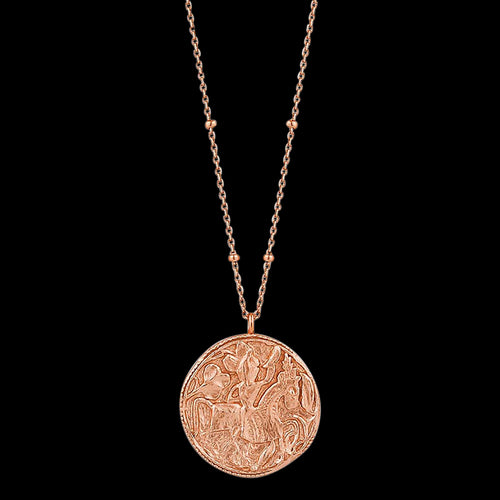 ANIA HAIE COINS ROSE GOLD GREEK WARRIOR 80-85CM NECKLACE
