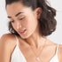 ANIA HAIE COINS ROSE GOLD VERGINIA SUN 45-50CM NECKLACE - MODEL VIEW