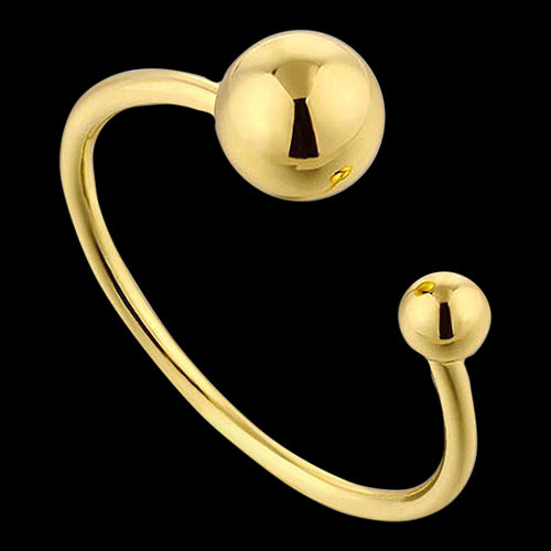 ANIA HAIE OUT OF THIS WORLD GOLD ORBIT ADJUSTABLE RING