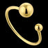 ANIA HAIE OUT OF THIS WORLD GOLD ORBIT ADJUSTABLE RING