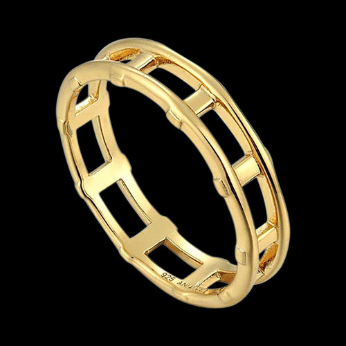 ANIA HAIE MINIMALISM GOLD MODERN BAR RING