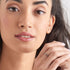 ANIA HAIE MINIMALISM SILVER MODERN BAR RING - MODEL VIEW