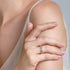 ANIA HAIE MINIMALISM SILVER MODERN BAR RING - MODEL VIEW 2