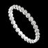 ANIA HAIE TOUCH OF SPARKLE SILVER SHIMMER HALF ETERNITY RING