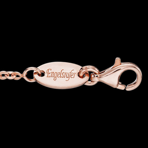 ENGELSRUFER 1.9MM ROSE GOLD BRILLO CUT CHAIN NECKLACE - CLASP