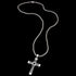 SAVE BRAVE MEN’S DAVIS STAINLESS STEEL CELTIC CROSS NECKLACE - LONG VIEW