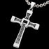 SAVE BRAVE MEN’S DAVIS STAINLESS STEEL CELTIC CROSS NECKLACE