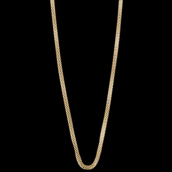 BERING ARCTIC SYMPHONY GOLD STAINLESS STEEL 45CM BEAD STARTER NECKLACE