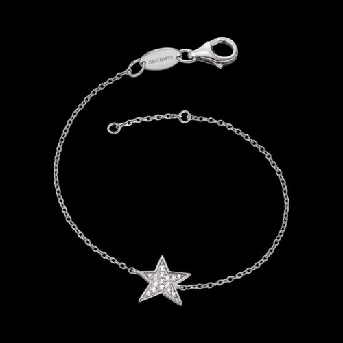 ENGELSRUFER SILVER STAR CZ BRACELET