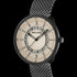 POLICE DALIAN GUNMETAL GREY MESH WATCH - TILT VIEW