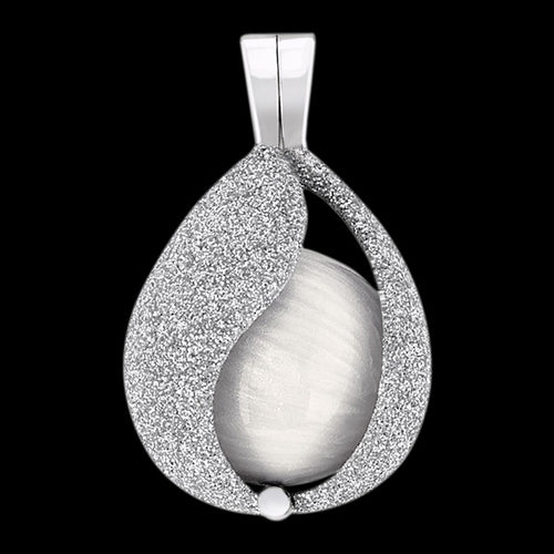 ENGELSRUFER SILVER STARDUST TEAR OF HEAVEN SOUNDBALL PENDANT